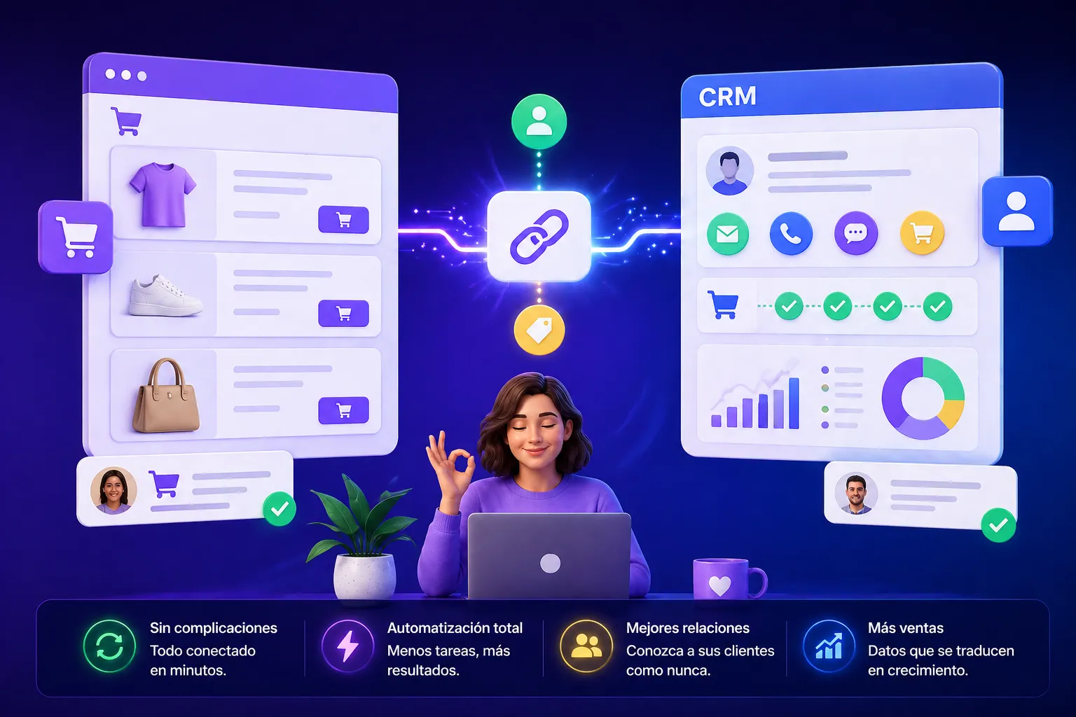 Conectar su CRM con su tienda online