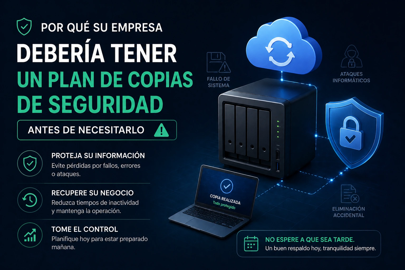 Plan de copias de seguridad para empresas