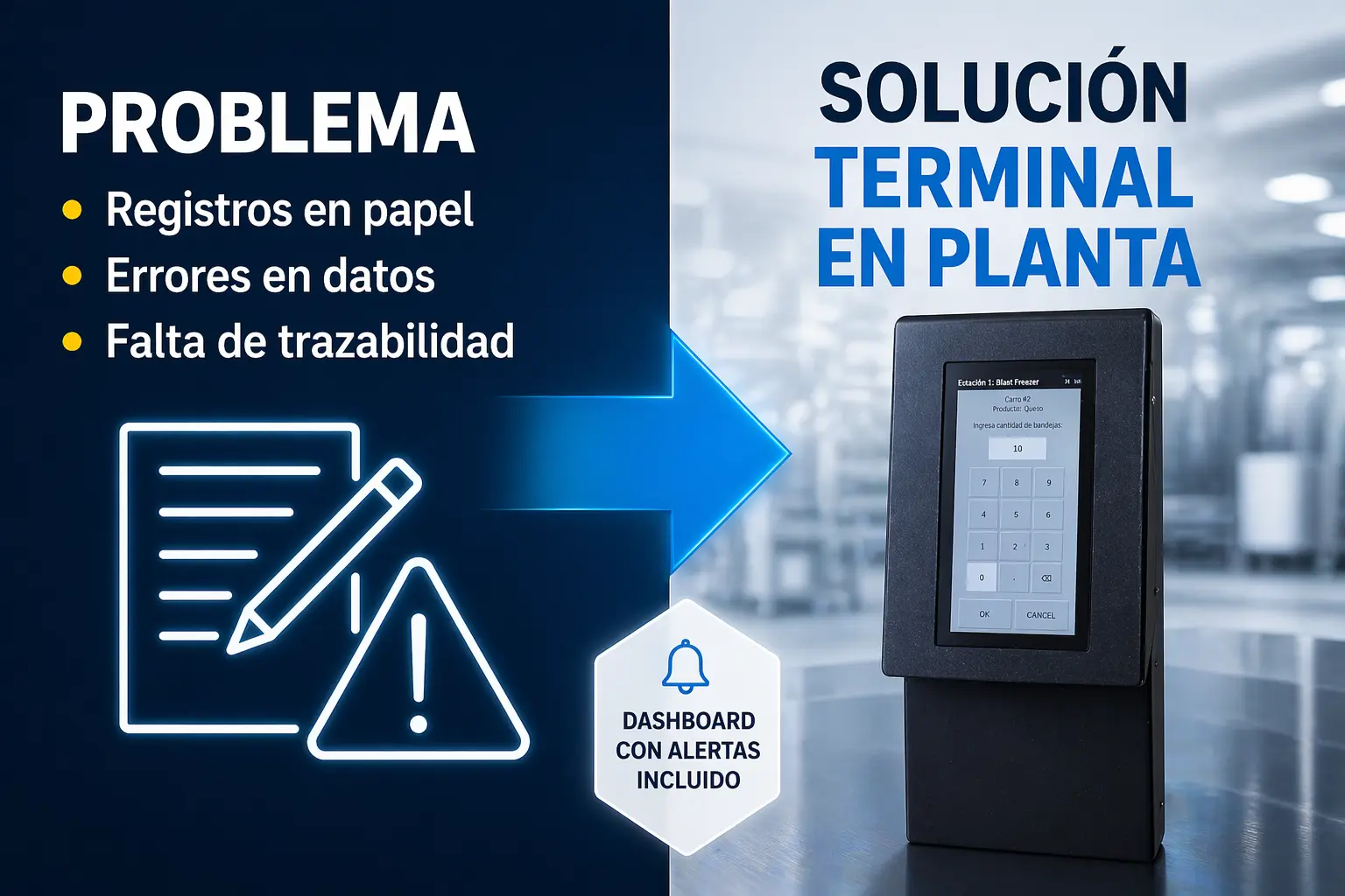 Digitalización de trazabilidad industrial