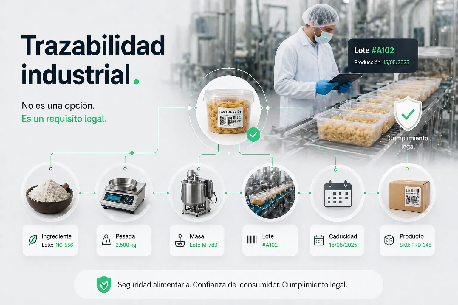 Trazabilidad industrial y normativa legal